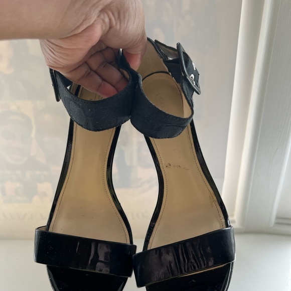 🚨 Black Coach Wedge Sandals size 9 - Picture 7 of 14